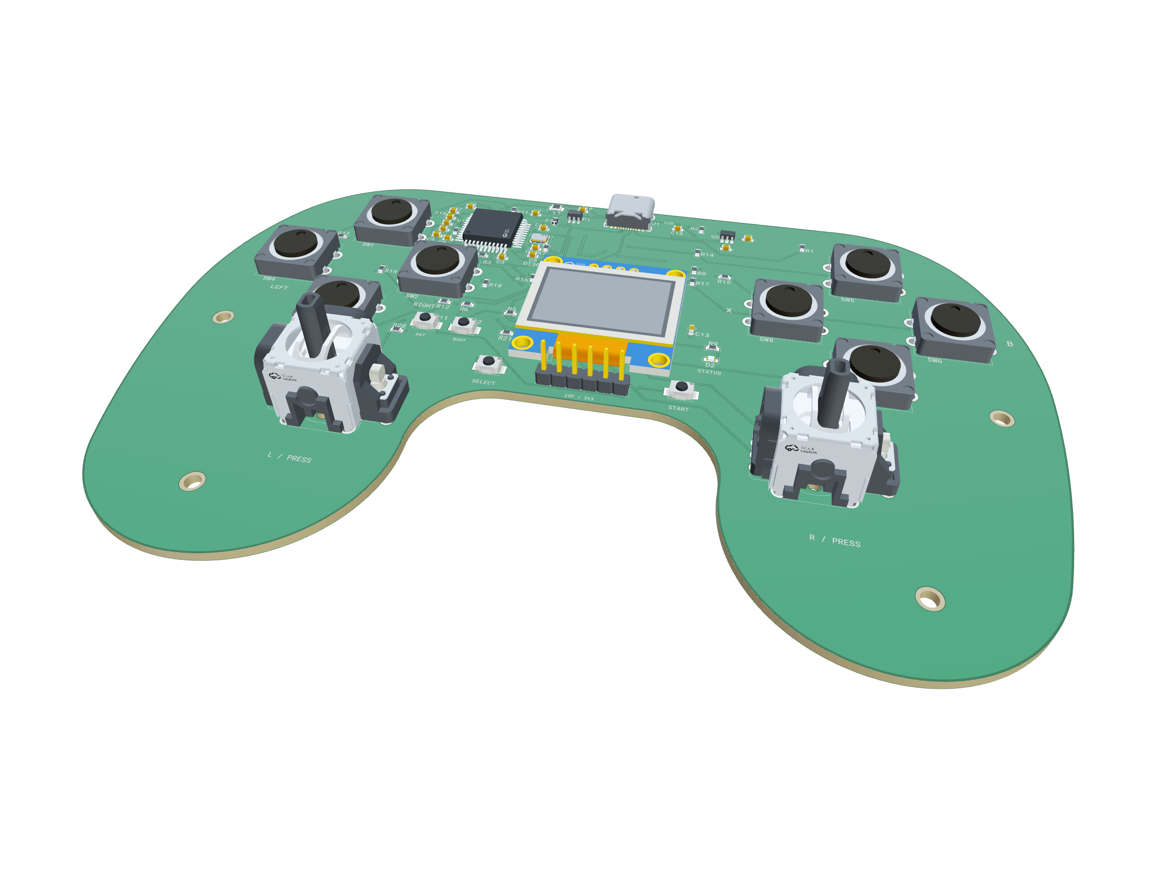 Assembled 3D view of Drift
